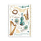 Stamperia A5 Washi Pad 8/Pkg - Masquerade