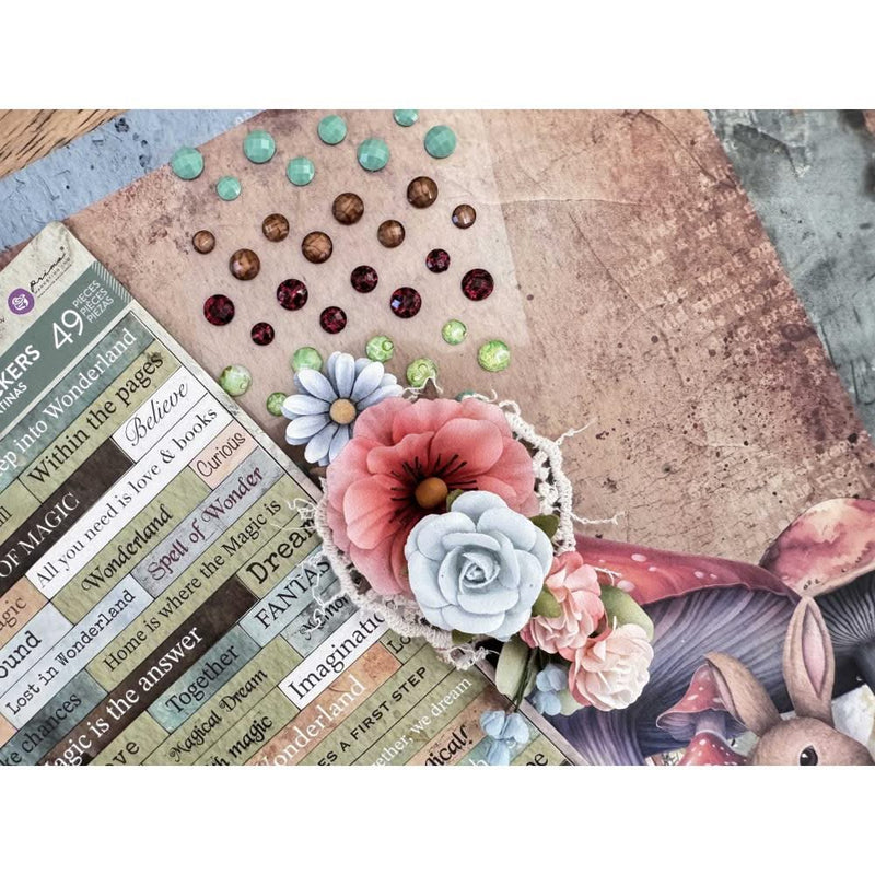 Prima Marketing Return To Wonderland Say It In Crystals 48/Pkg