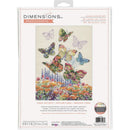 Dimensions Counted Cross Stitch Kit 10"X13" Floral Butterfly (14 Count)