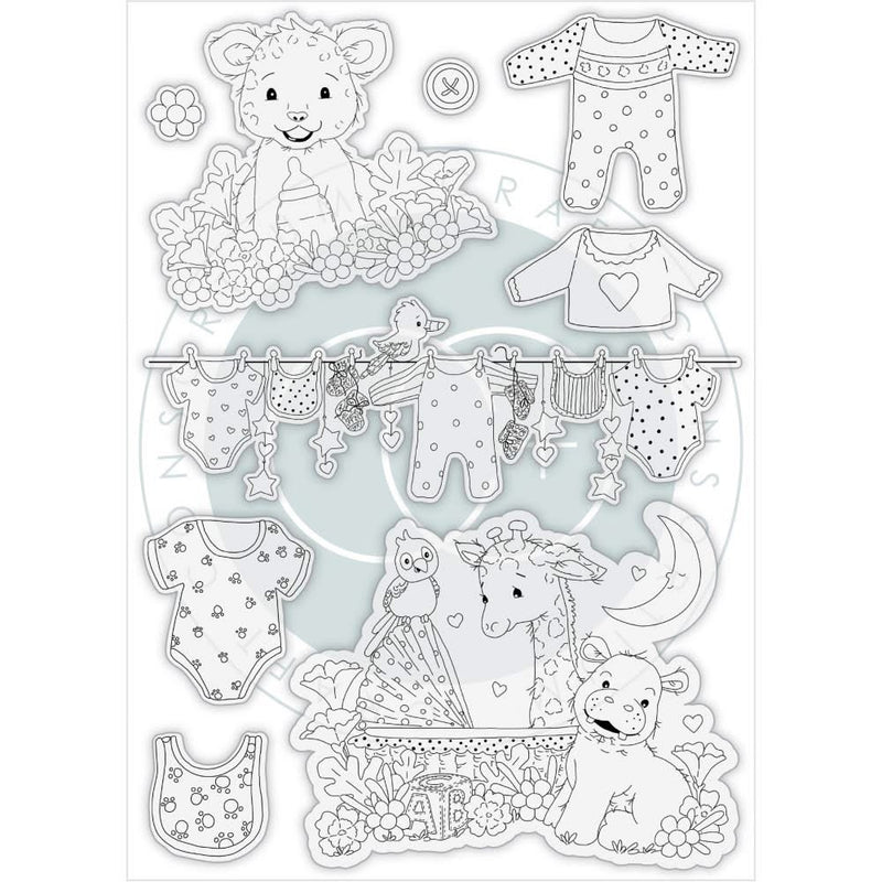 Craft Consortium Little Ones Photopolymer Stamp Set Clothes