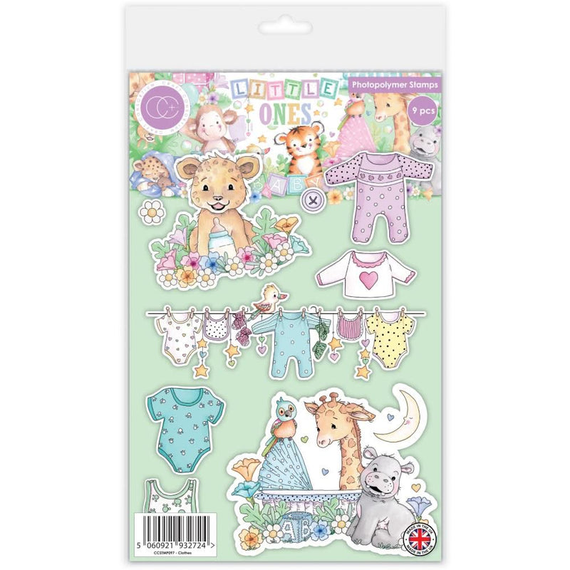 Craft Consortium Little Ones Photopolymer Stamp Set Clothes