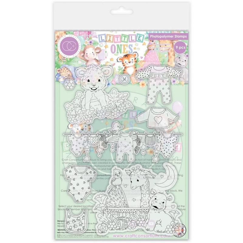 Craft Consortium Little Ones Photopolymer Stamp Set Clothes