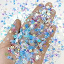 Dress My Craft Sequins 8gms Shining Swan Blue Mix