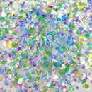 Dress My Craft Sequins 8gms Shining Swan Green Mix