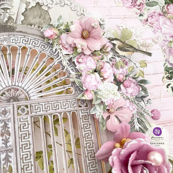 Prima Marketing Ephemera Serene Petals 50/Pkg Garden Tags