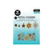 Studio Light Consumables Metal Charms 10/Pkg Nr. 01 Flowers