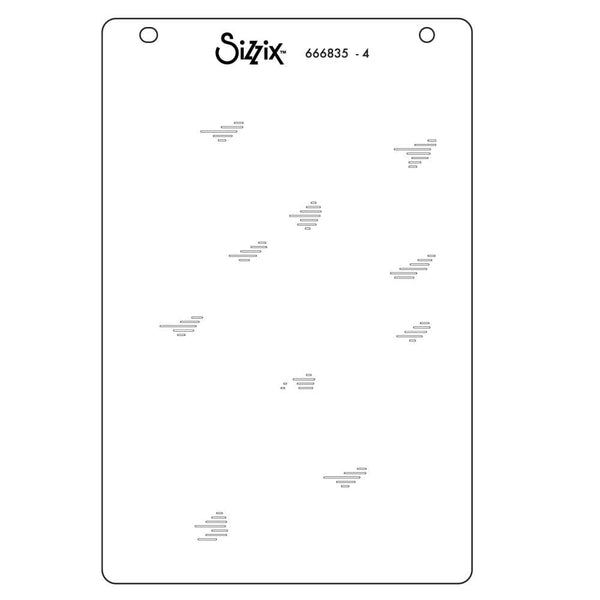 Sizzix A6 Layered Stencils By Catherine Pooler 4/Pkg - In The Clouds