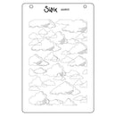 Sizzix A6 Layered Stencils By Catherine Pooler 4/Pkg - In The Clouds