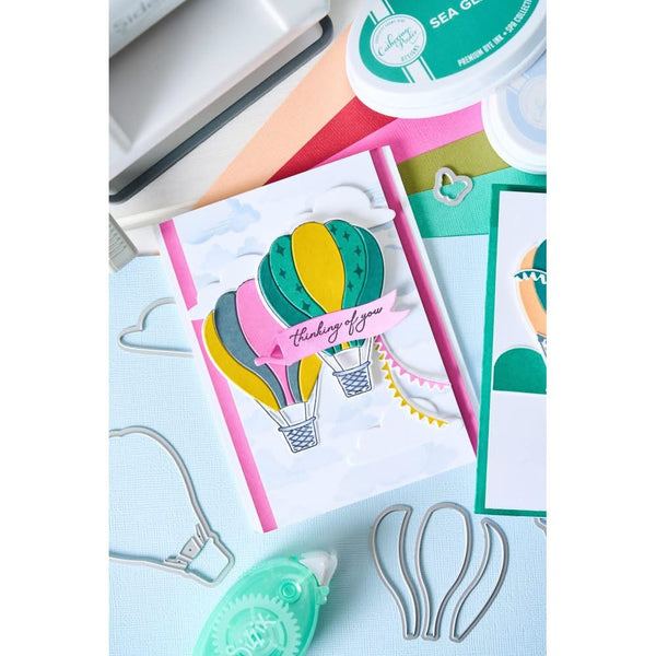 Sizzix A6 Layered Stencils By Catherine Pooler 4/Pkg - In The Clouds