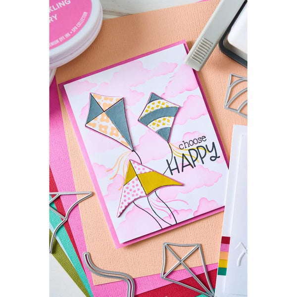 Sizzix A6 Layered Stencils By Catherine Pooler 4/Pkg - In The Clouds