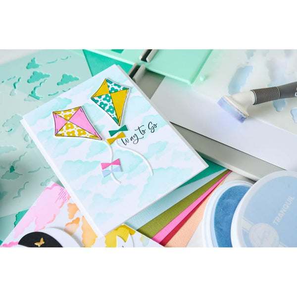 Sizzix A6 Layered Stencils By Catherine Pooler 4/Pkg - In The Clouds
