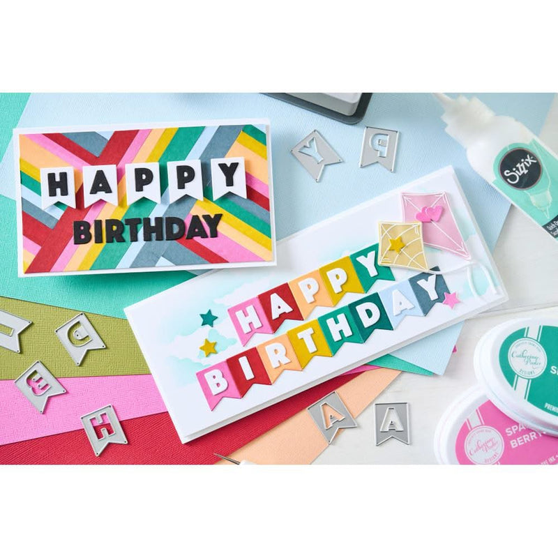 Sizzix Thinlits Die Set By Catherine Pooler 17/Pkg - Birthday Bunting