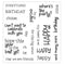 Sizzix Clear Stamps Set By Catherine Pooler 19/Pkg - Happy Everything