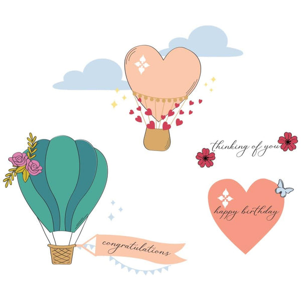 Sizzix Clear Stamps Set By Catherine Pooler 30/Pkg - Up and Away