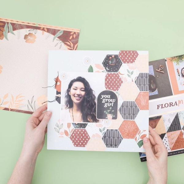 DCWV Premium Paper 12"X12" 36/Pkg Flora Moon