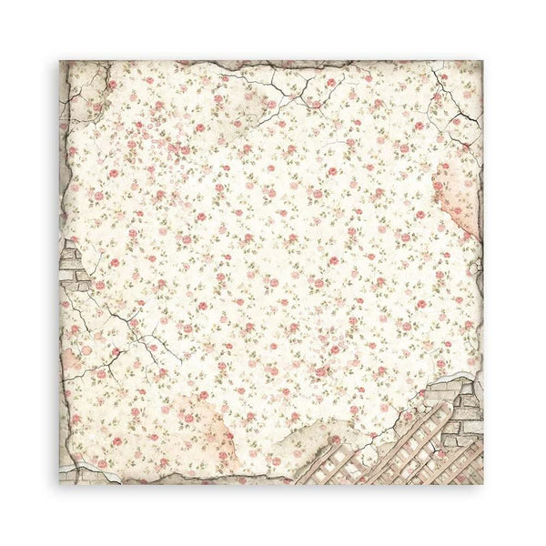 Stamperia Single-Sided Paper Pad 8"x 8" 22/Pkg - House of Roses^