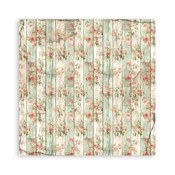 Stamperia Single-Sided Paper Pad 8"x 8" 22/Pkg - House of Roses^