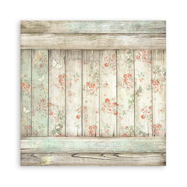 Stamperia Single-Sided Paper Pad 8"x 8" 22/Pkg - House of Roses^