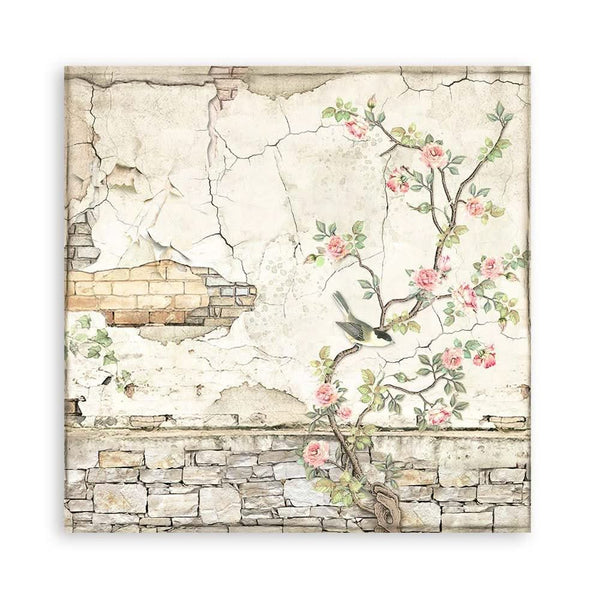 Stamperia Single-Sided Paper Pad 8"x 8" 22/Pkg - House of Roses^