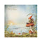 Stamperia Polyester Fabric 12"x 12" 4/Pkg - Hidden Grove