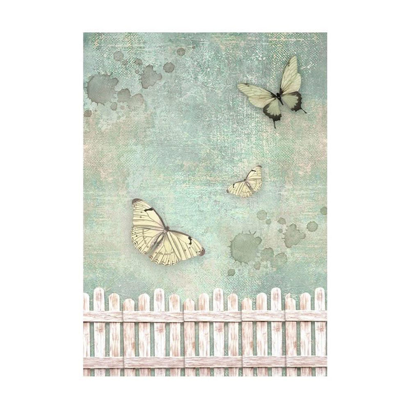 Stamperia Assorted Rice Paper Backgrounds A6 8/Sheets - House of Roses