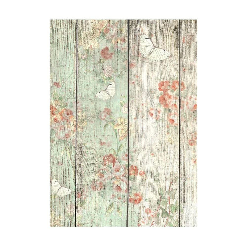 Stamperia Assorted Rice Paper Backgrounds A6 8/Sheets - House of Roses