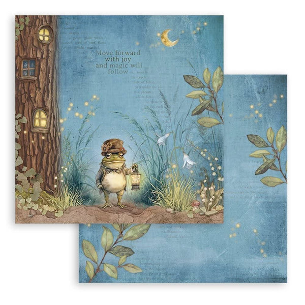 Stamperia Double-Sided Paper Pad 12"x 12" 10/Pkg - Hidden Grove