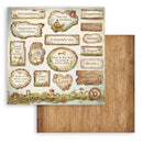 Stamperia Scrapbooking Pad 8"x 8" 10/Pkg - Hidden Grove