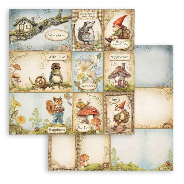Stamperia Double-Sided Paper Pad 12"x 12" 10/Pkg - Hidden Grove