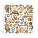 Stamperia Scrapbooking Pad 8"x 8" 10/Pkg - Hidden Grove