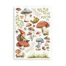 Stamperia A5 Washi Pad 8/Pkg - Hidden Grove