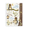 Stamperia A5 Washi Pad 8/Pkg - Hidden Grove