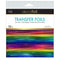 Deco Foil Transfer Sheets 6"X6" 12/Pkg Prismatic Rainbow