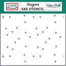 Echo Park Vroom! Stencil 6"X6" Good Things Triangles