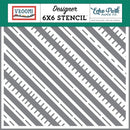 Echo Park Vroom! Stencil 6"X6" Racing Road Tracks