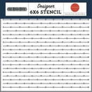 Carta Bella Seashore Stencil 6"X6" Sailing Knot