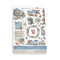 Stamperia A5 Washi Pad 8/Pkg - Silent Sea