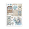Stamperia A5 Washi Pad 8/Pkg - Silent Sea