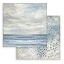 Stamperia Backgrounds Double-Sided Paper Pad 12"x 12" 10/Pkg - Silent Sea