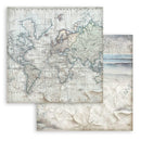 Stamperia Backgrounds Double-Sided Paper Pad 8"x 8" 10/Pkg - Silent Sea