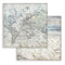 Stamperia Backgrounds Double-Sided Paper Pad 8"x 8" 10/Pkg - Silent Sea