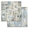 Stamperia Backgrounds Double-Sided Paper Pad 8"x 8" 10/Pkg - Silent Sea