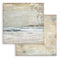 Stamperia Backgrounds Double-Sided Paper Pad 8"x 8" 10/Pkg - Silent Sea