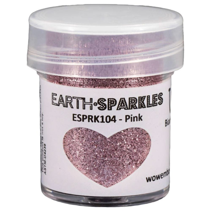 WOW! Earth Sparkles Glitter 15ml Pink