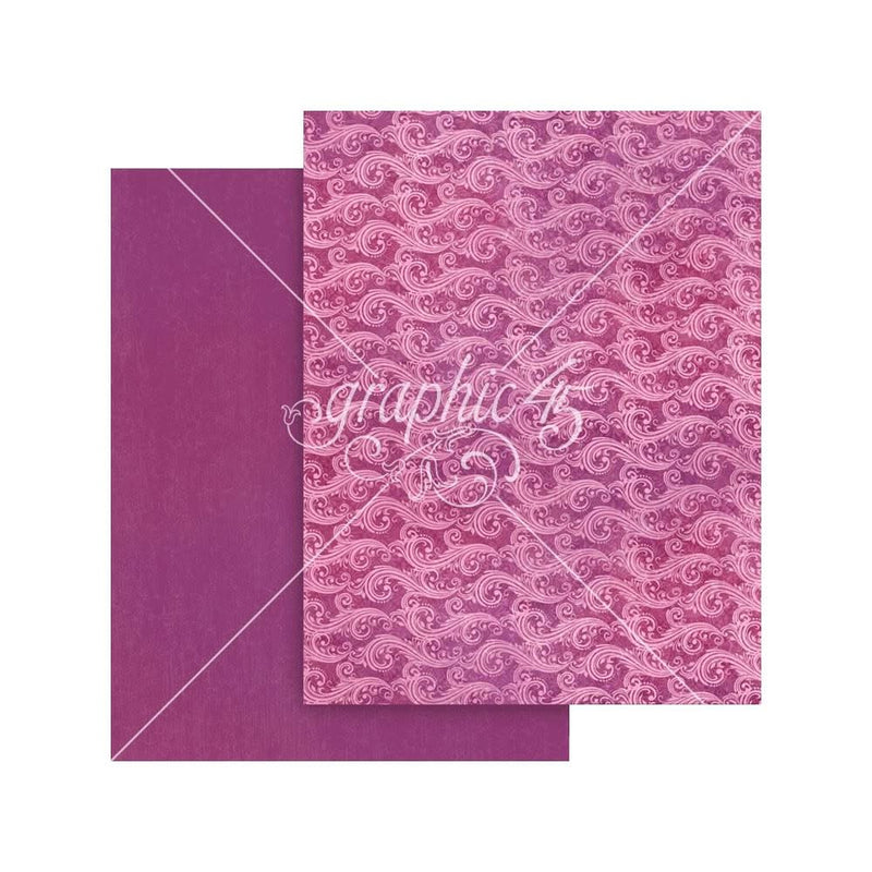 Graphic 45 Patterns & Solids Collection Pack 8.5"x 11" - Seas The Day^