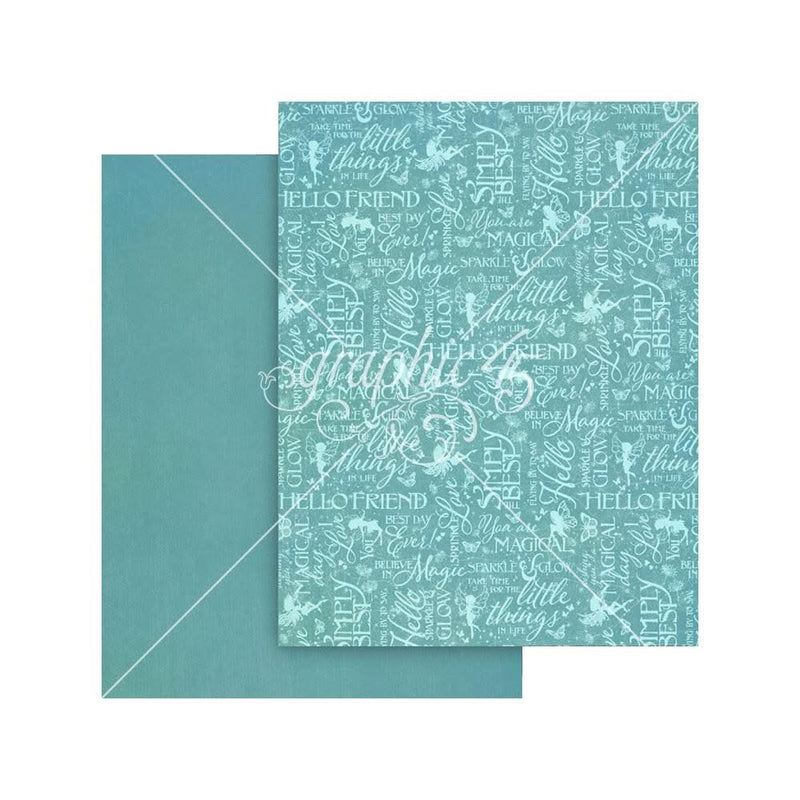 Graphic 45 Patterns & Solids Collection Pack 8.5"x 11" - Fairy Boutique