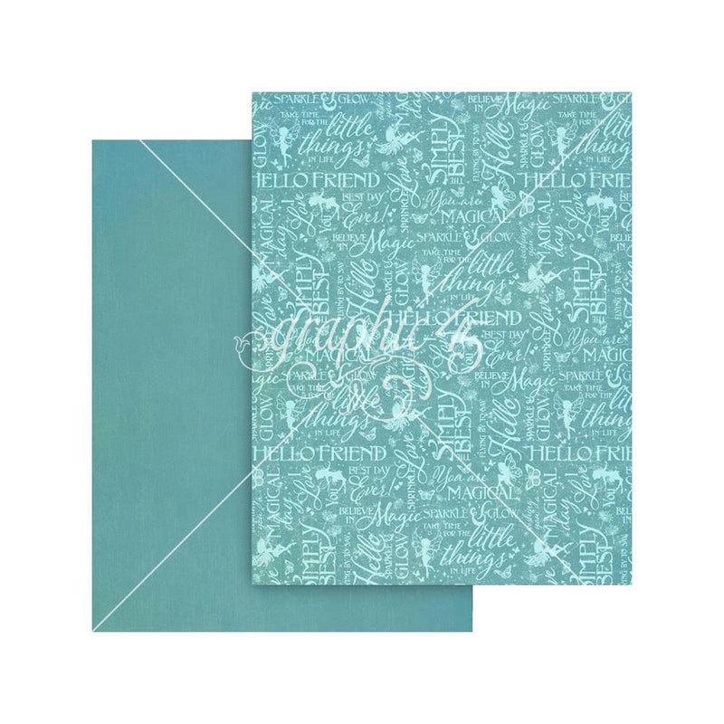 Graphic 45 Patterns & Solids Collection Pack 8.5"x 11" - Fairy Boutique