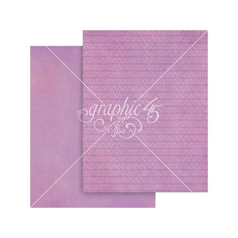 Graphic 45 Patterns & Solids Collection Pack 8.5"x 11" - Fairy Boutique