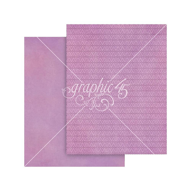 Graphic 45 Patterns & Solids Collection Pack 8.5"x 11" - Fairy Boutique