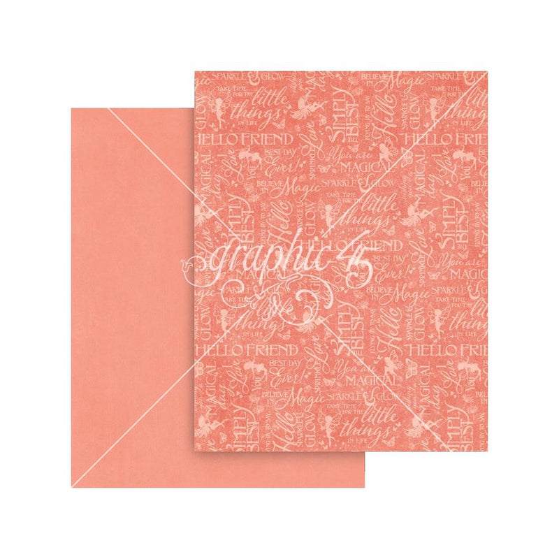 Graphic 45 Patterns & Solids Collection Pack 8.5"x 11" - Fairy Boutique